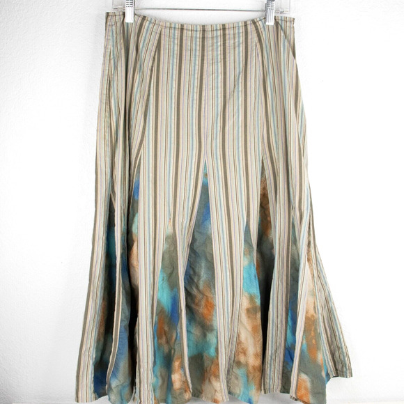 Spanner Long Layered Mermaid Skirt Multicolor SIZE 6 - Picture 1 of 7